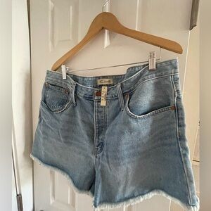 Madewell relaxed jean shorts